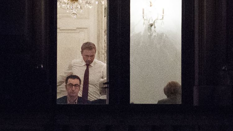 Den Spitzen der Jamaika-Parteien steht offenbar eine lange Nacht bevor.