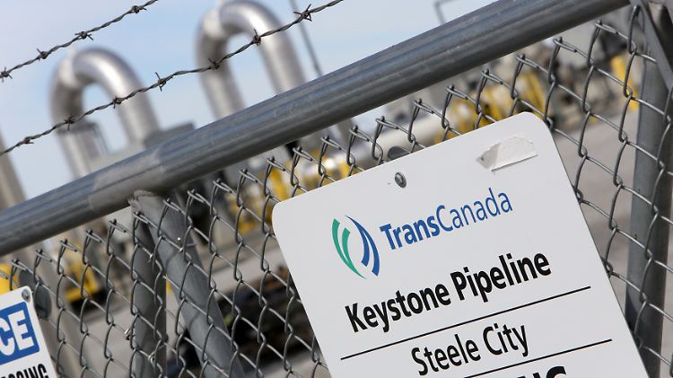 Die Keystone-Pipeline verbindet die kanadische Provinz Alberta mit den US-Ölfeldern in Oklahoma und Illinois.