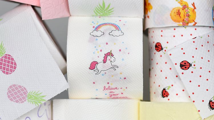Viele Sorten Toilettenpapier sind mittlerweile bedruckt.