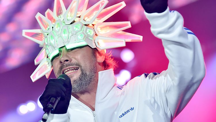 Da war er noch fit: Jay Kay im Velodrom in Berlin.