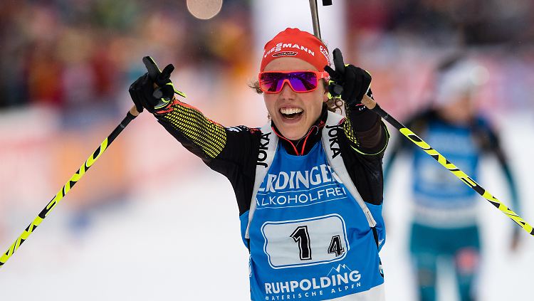 Die Königin des Biathlon: Laura Dahlmeier.