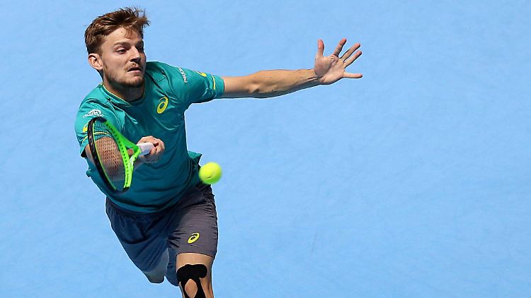 David Goffin spielt bei der Tennis-WM nun gegen Roger Federer um den Einzug ins Finale. 