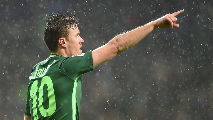 Max Kruse ist an allen vier Treffern von Werder Bremen beteiligt.