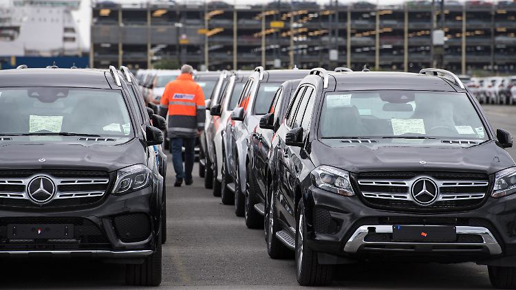 Verschifft werden die Autos unter anderem von Bremerhaven.