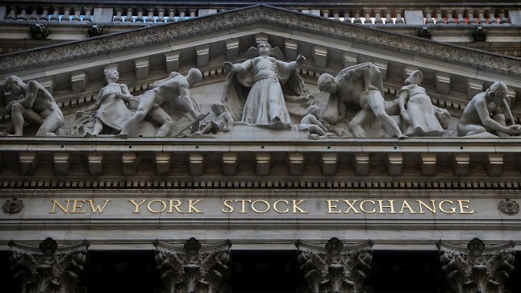 Goldene Lettern an neo-klassizistischer Fassade: An der New York Stock Exchange ist es "unter diesen Umständen leicht, den Markt höher zu pushen."