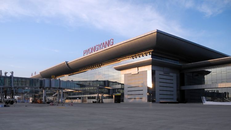 Der neue Flughafen in der nordkoreanischen Hauptstadt.