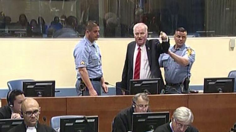 Ratko Mladic wurde 2017 zu lebenslanger Haft verurteilt.