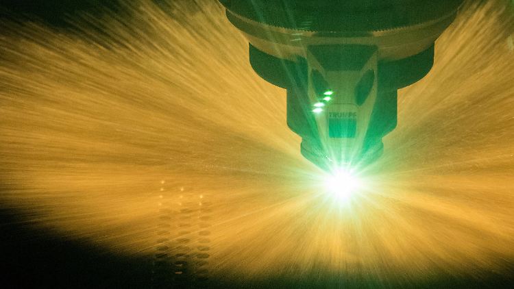 Ein Laser des deutschen Maschinenbauers Trumpf.