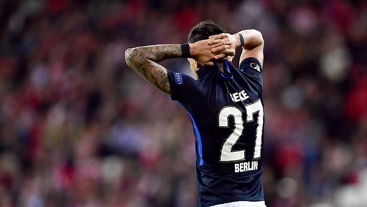 Vier Tore - und alles umsonst: Selke ist mit Hertha raus.