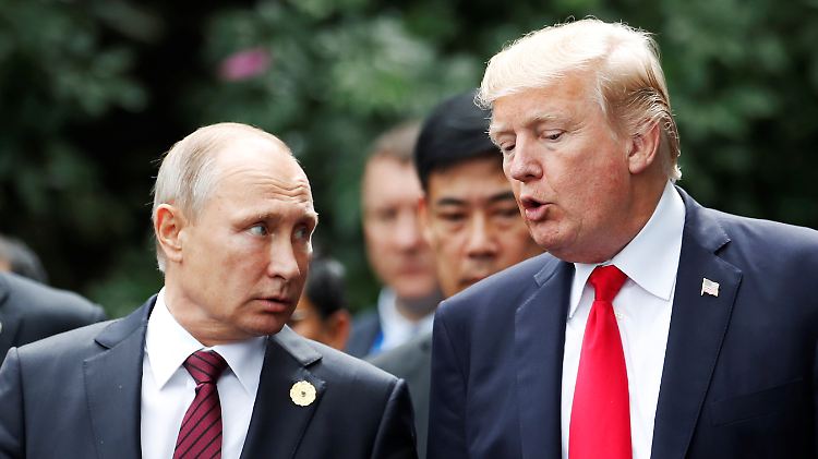 Trump schimpft über Parteifreunde und über die Staatschefs befreundeter Nationen. Für Putin hat er nur Lob.