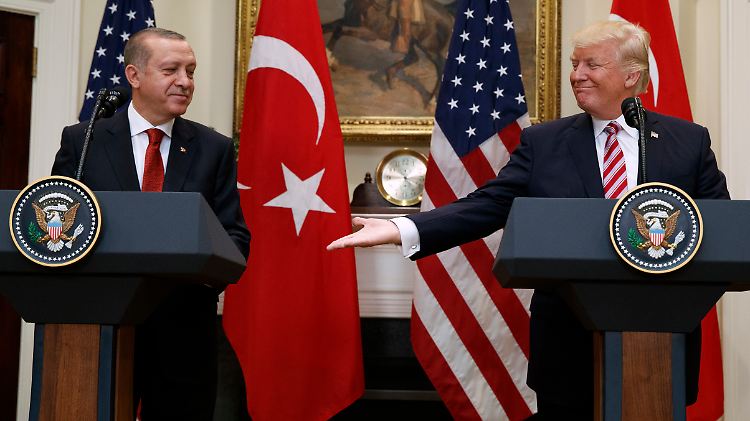 US-Präsident Donald Trump arbeitet an einem besseren Verhältnis zum türkischen Staatschef Erdogan. 