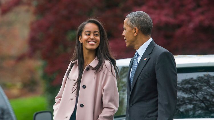 Dieses Foto stammt noch aus der Zeit im Weißen Haus - mittlerweile ist Malia Obama 19 Jahre alt.
