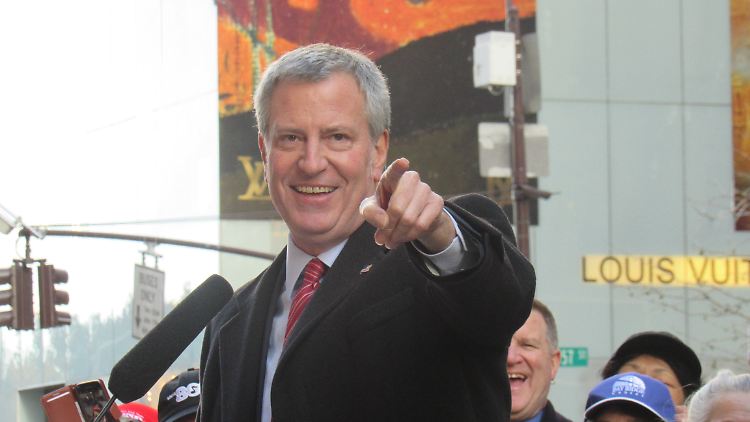 New Yorks Bürgermeister Bill de Blasio.
