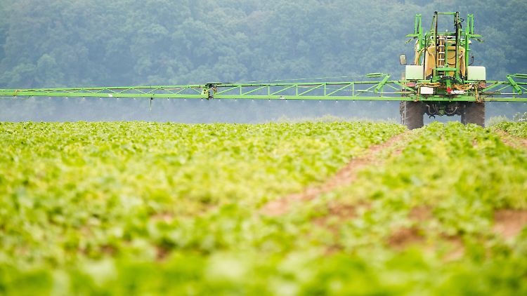 Zentnerweise landet Glyphosat jährlich auf deutschen Äckern.