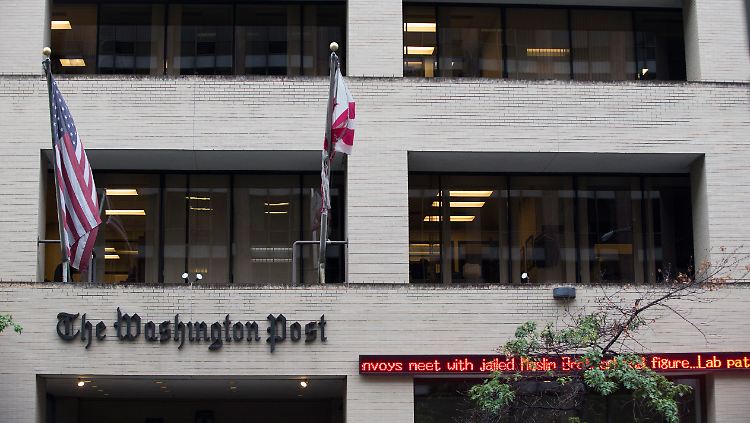 Mit den Branchengrößen "New York Times" oder CNN gehört auch die "Washington Post" üblicherweise zur Zielscheibe konservativer Kreise.
