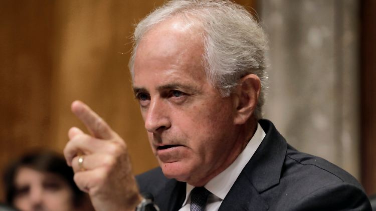 Senator Bob Corker befürchtet durch die geplante Steuerreform Defizite im Staatshaushalt und droht, mit "Nein" zu stimmen.