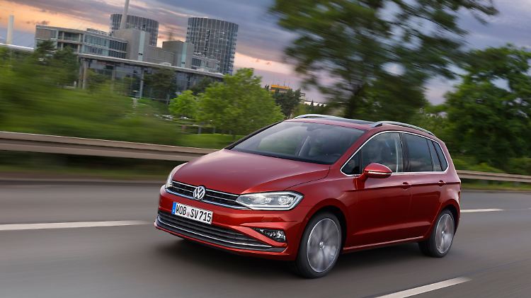 Mit neuer Motorisierung: der geliftete Golf Sportsvan.