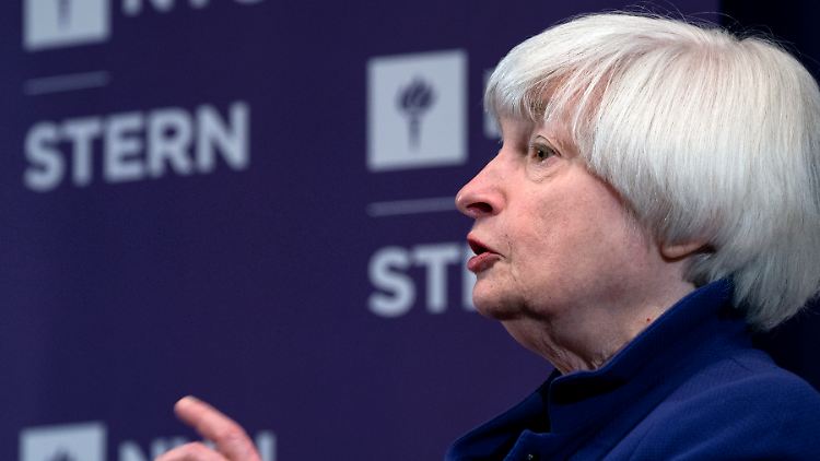 Janet Yellen tritt im Februar als Fed-Chefin ab.