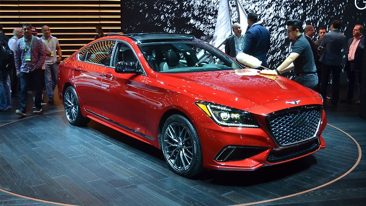 Die schönste und potenteste Variante eines Hyundai sind die Genesis-Modelle. So wie der G80 Sport.