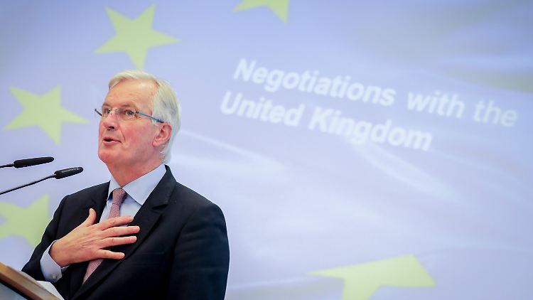 Brexit-Unterhändler Michel Barnier plant bereits für gescheiterte Verhandlungen mit Großbritannien.
