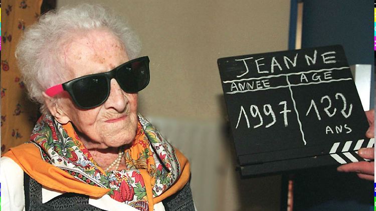 Die Französin Jeanne Calment wurde 122 Jahre alt.