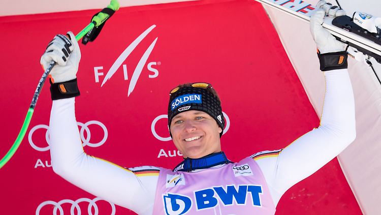 Thomas Dreßen feiert die beste Weltcup-Platzierung seiner Karriere.