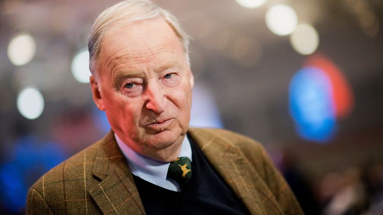 Fraktionsvorsitzender und Parteichef mit 76 Jahren: Alexander Gauland.