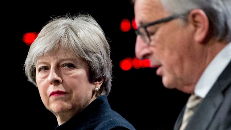 Theresa May und Jean-Claude Juncker kommen auf keinen grünen Zweig.