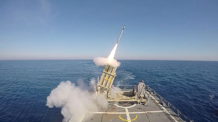 Start einer israelischen Luftabwehrrakete