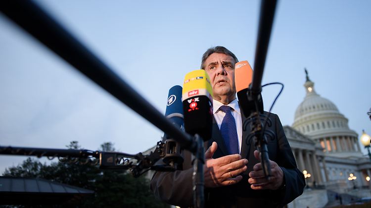 Ende November war Sigmar Gabriel zuletzt in den USA.