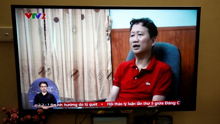 Im August präsentiert die vietnamesische Regierung den ehemaligen Funktionär Trinh Xuan Thanh im Staatsfernsehen. 