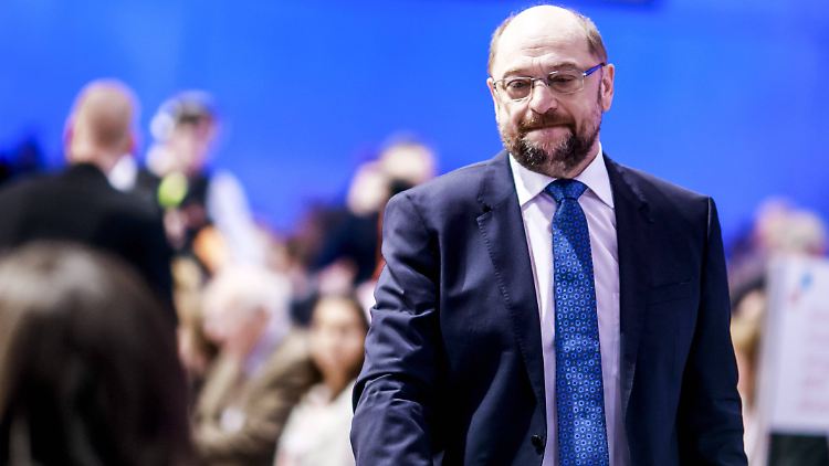 "Nicht leicht, hier zu stehen, nach so einem Jahr": SPD-Chef Martin Schulz.