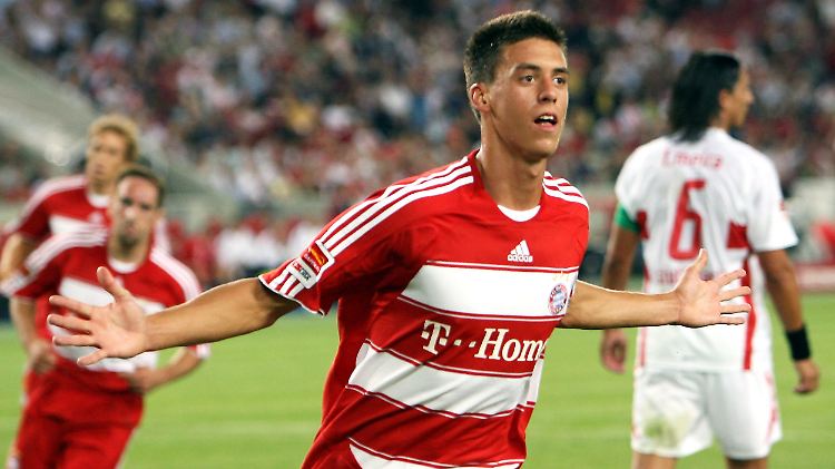 Sandro Wagner absolvierte von 2007 bis 2008 vier Spiele für den FC Bayern in der Fußball-Bundesliga.