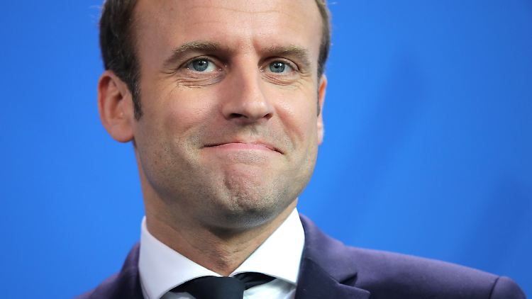 "Kraftvolle Vision von einem neuen Europa": Emmanuel Macron.