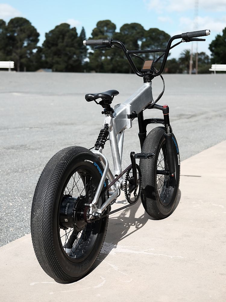 Im Hinterrad des Billy steckt ein Nabenmotor von Bafang.