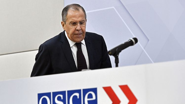 Der russische Außenminister Lawrow nutzte die internationale Bühne für Kritik an den USA im Nordkoreakonflikt.