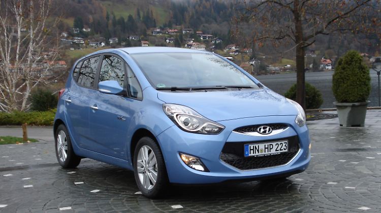 Zeigt sich großzügig: Der Hyundai ix20 bietet viel Platz für Gepäck und Passagiere.