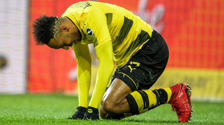 Nein, das ist kein Symbolbild - sondern Pierre-Emerick Aubameyang.
