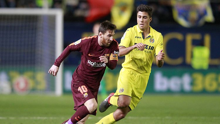 Messi macht gegen Villareal den Sack zu.