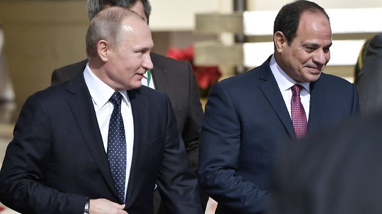 Russlands Präsident Wladimir Putin ist auf Staatsbesuch bei Ägyptens Staatschef Abdel Fattah Al-Sisi.