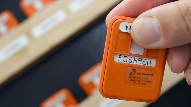 Ein Dosimeter zur Messung einer Strahlungsdosis in der Schachtanlage Asse.