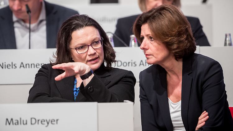 Andrea Nahles und Malu Dreyer im Gespräch: "KoKo" statt "GroKo"?