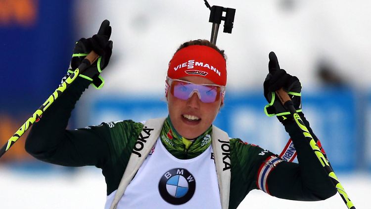 Laura Dahlmeier kommt nach ihren Krankheitsproblemen zum Saisonstart langsam in Schwung.