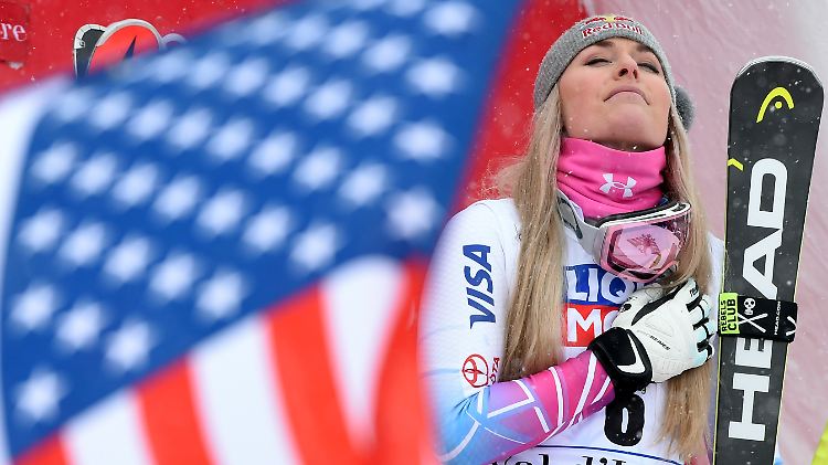 "So kann ich weiterfahren": Lindsey Vonn.