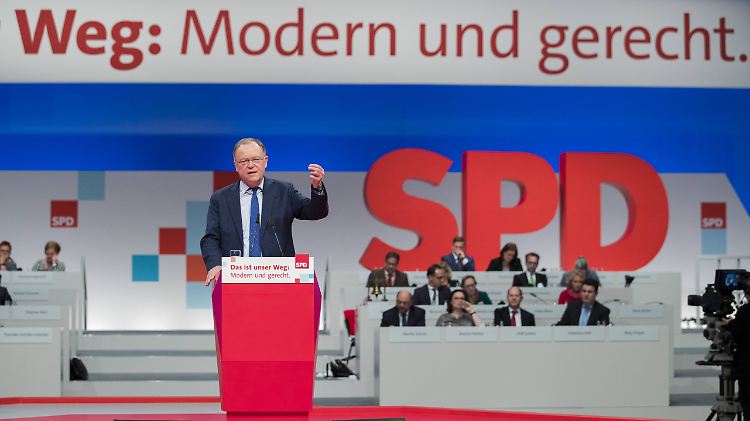 Stephan Weil auf dem SPD-Parteitag am 7. Dezember.