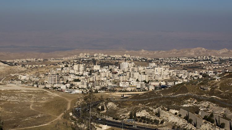 Ma'ale Adumim - eine israelische Siedlung in palästinensischem Gebiet.
