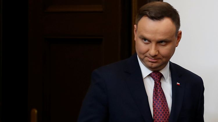 Ein EU-Strafverfahren gegen Polen? - Scheint Präsident Andrzej Duda egal zu sein.