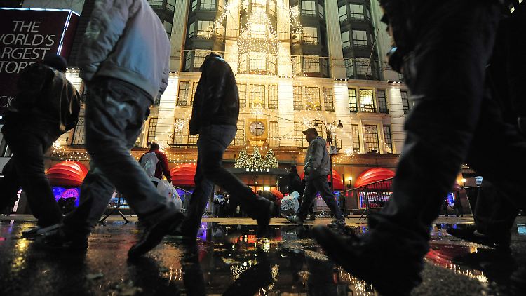 Legendäres Warenhaus in Manhattan: Auch bei Macy's hat das Weihnachsgeschäft mit Pomp und sämtlichen Umständen begonnen.