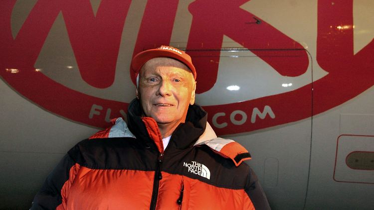 Ein Bild aus alten Zeiten - Niki Laudas alte Fluggesellschaft könnte auch seine neue werden.