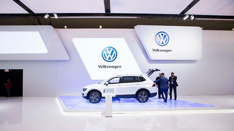 Vorstellung des VW Touareg auf der Automesse in Toronto